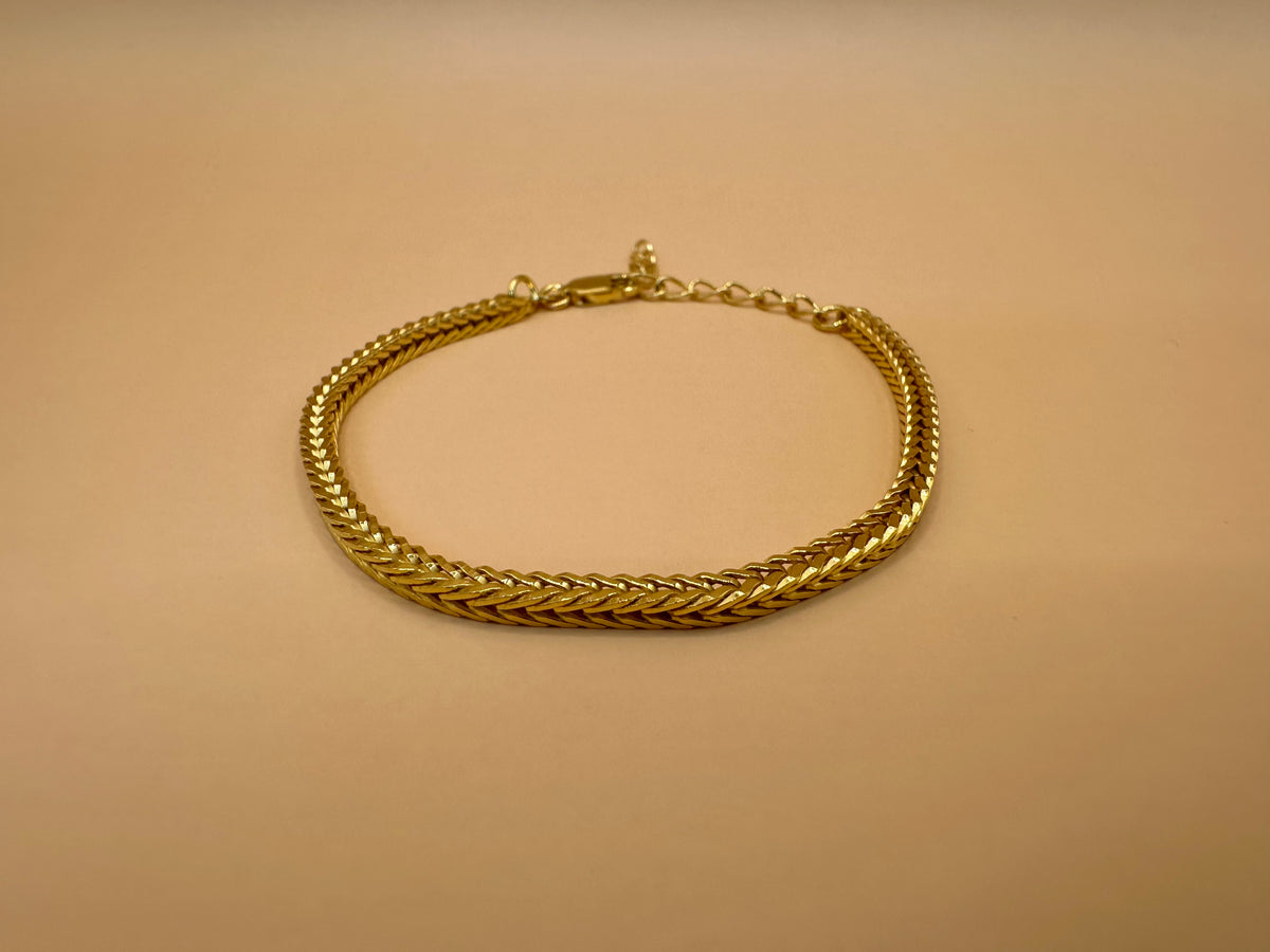925 Silber Armband vergoldet