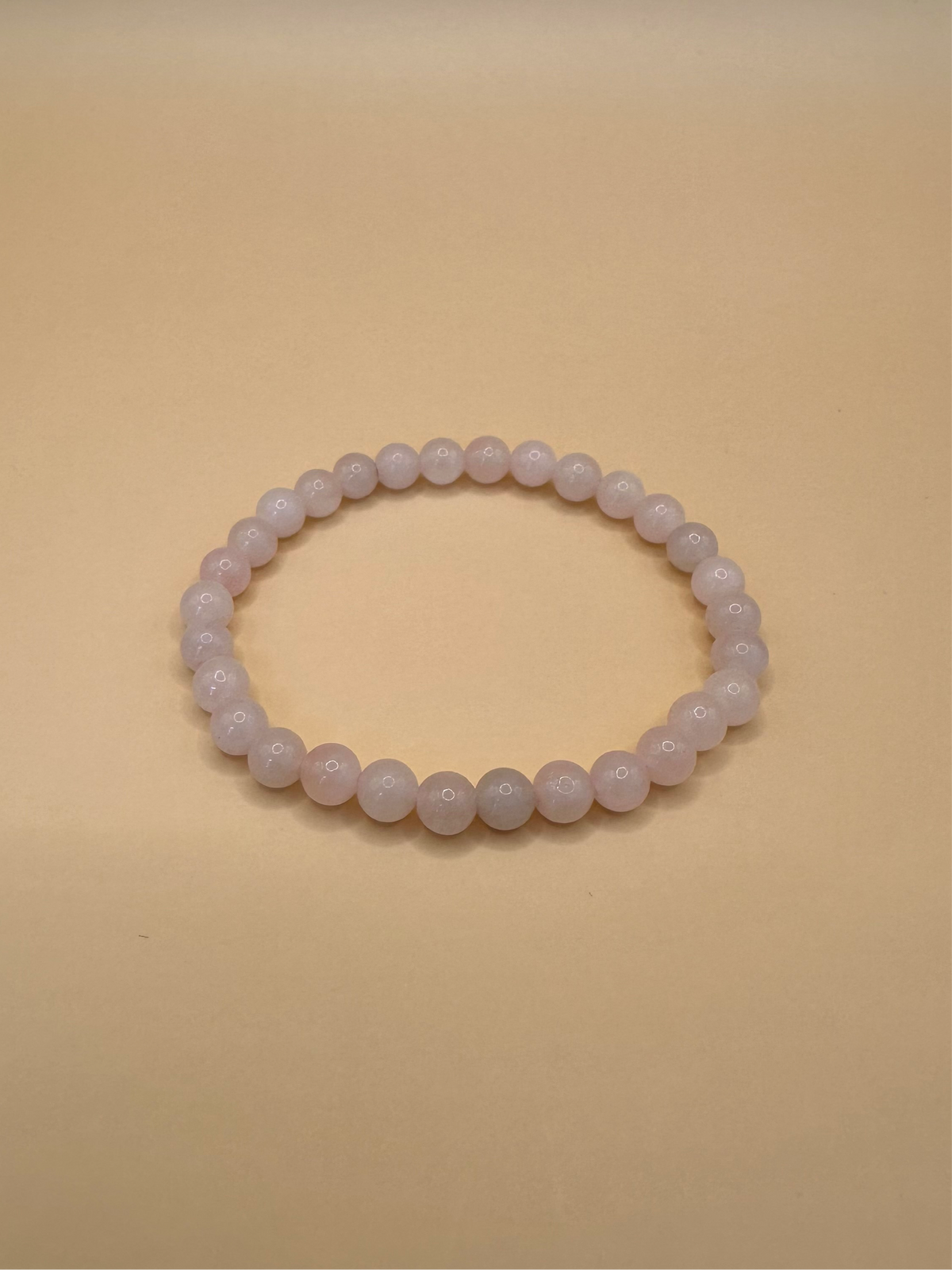 ARMBAND ROSENQUARZ (6mm)