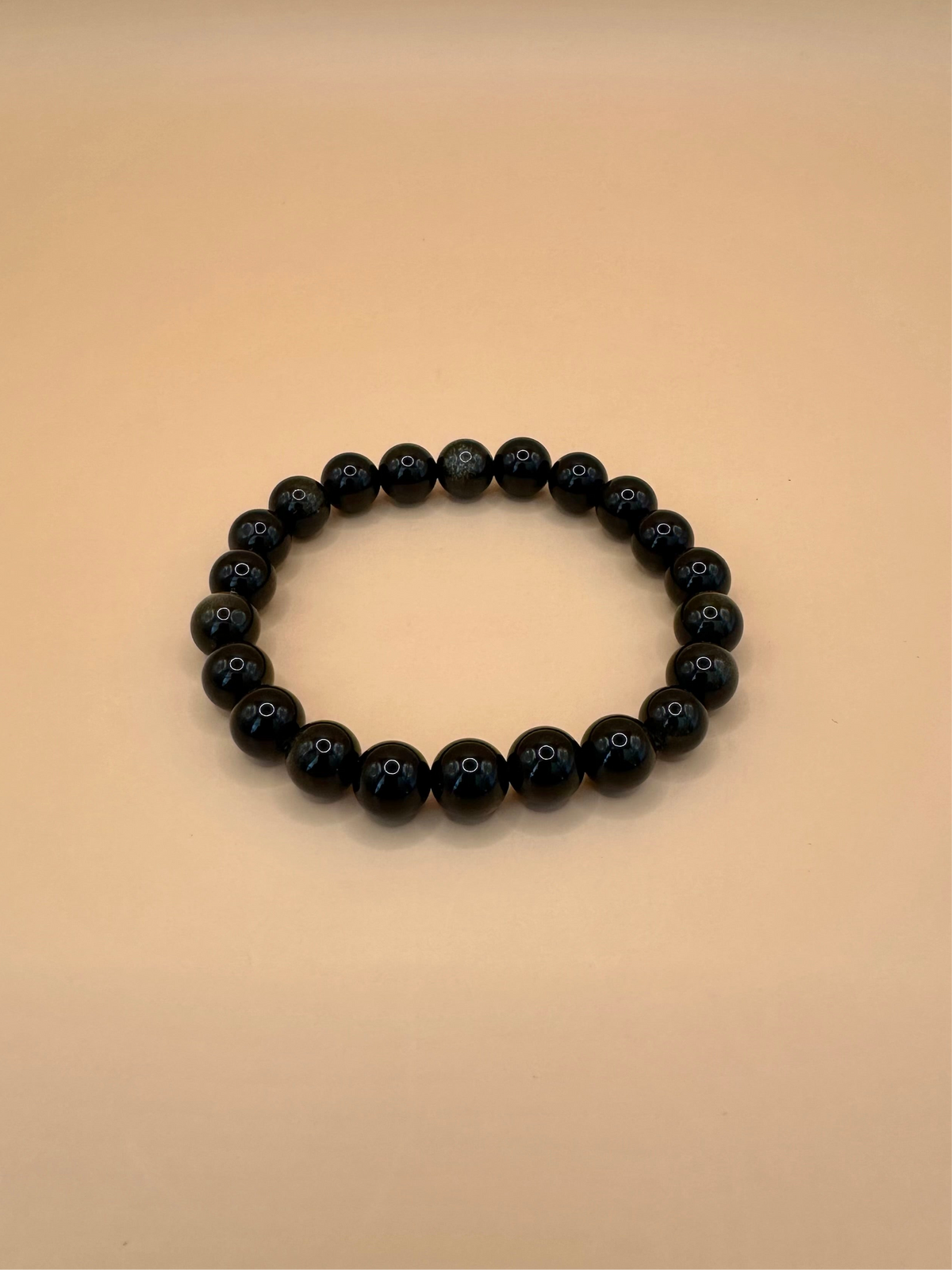 ARMBAND GOLDOBSIDIAN (8mm)
